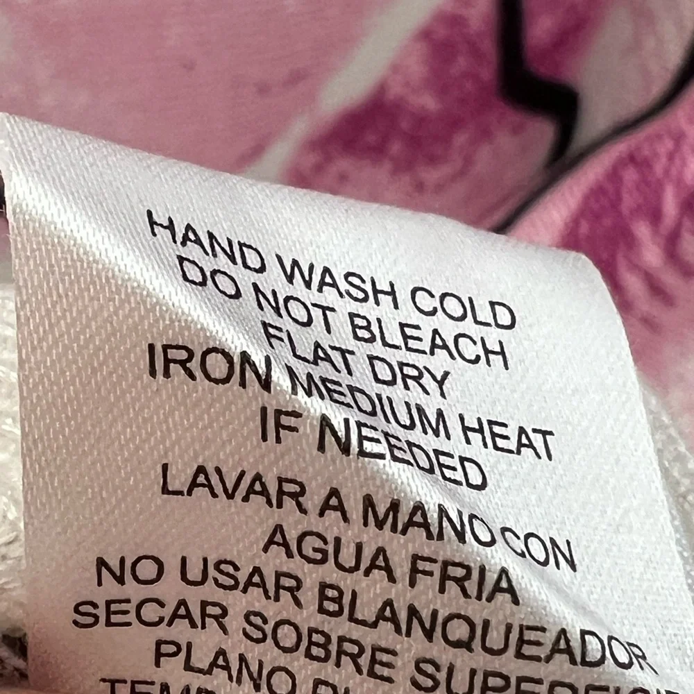 Joseph A Abstract Floral Sweater Womens Deep Purple/Pink/Black/White - Picture 13 of 13